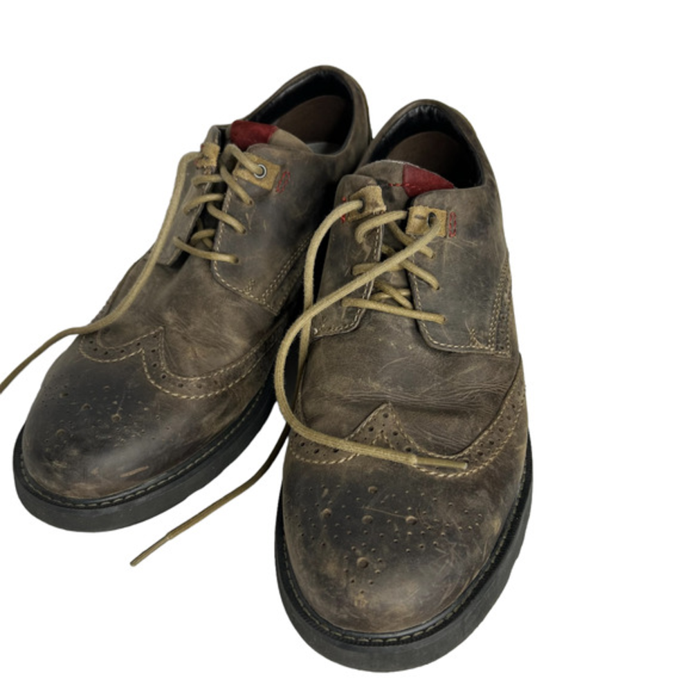 Dunham By New Balance‎ Wingtip Lace Up Loafers Brown